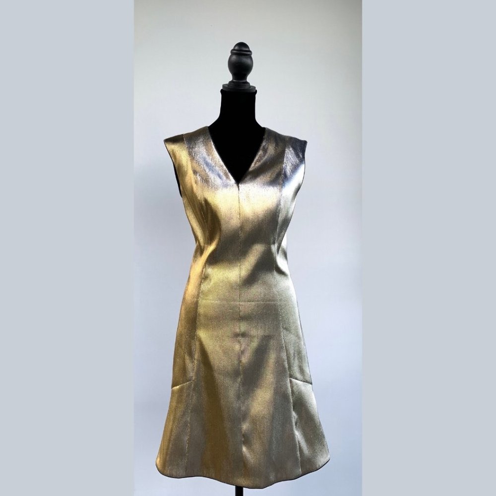 LOUIS VUITTON GOLD DRESS